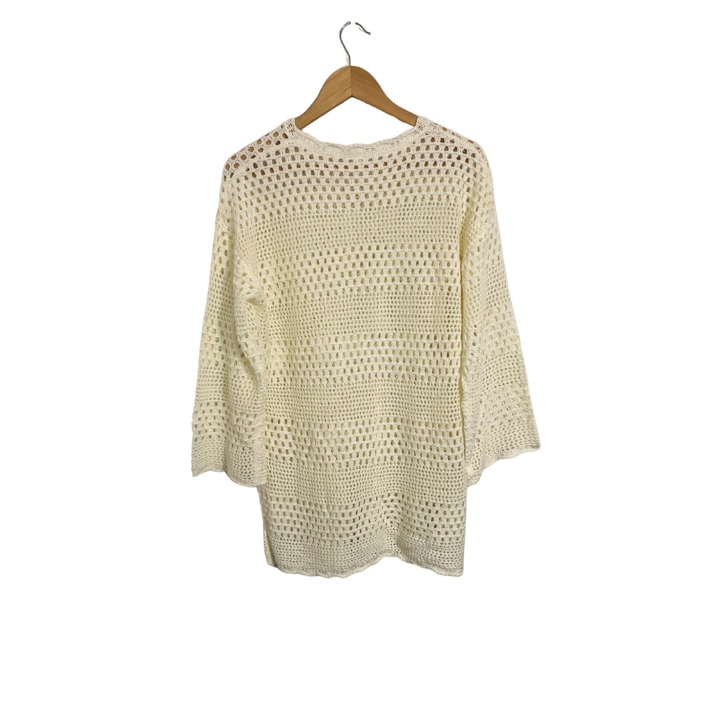 Women’s Cream Swimsuit Coverup - Picture 2 of 4
